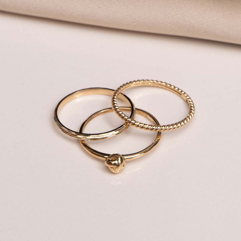 Isabel Bernard Rivoli Selene 14 karaat gouden ring IB330016-50 (Maat: 50)-zoom-