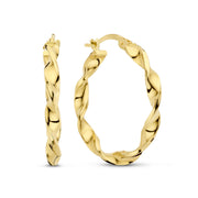 Isabel Bernard Rivoli Odette 14 Karat | Gold Reif-Ohrringe IB360241