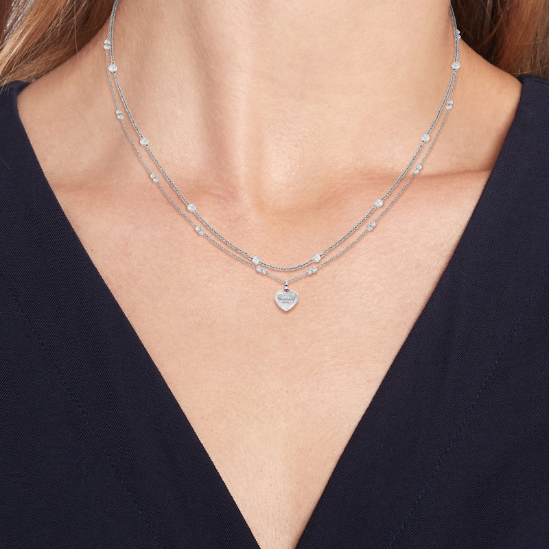 Tommy Hilfiger Edelstahl Silberfarbenes Damen Halskette TJ2781009-zoom-