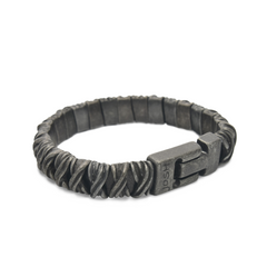 Josh Black Alloy Bracelet 03441VB/NCLR/LME