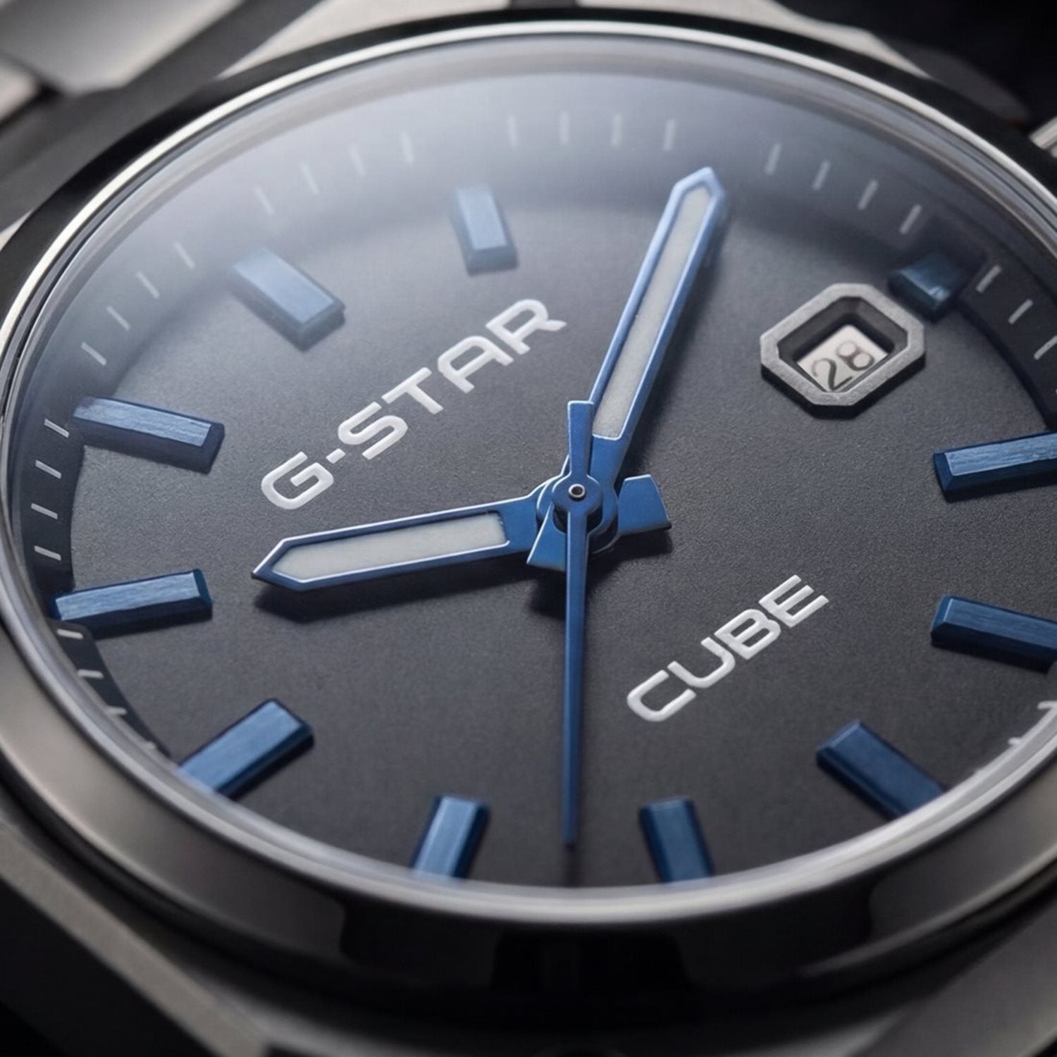 G-STAR Cube Gunmetal Analogue Men's Watch GSW.508.07