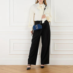 Marc Jacobs The Snapshot Blue Denim Crossbody Bag 2001-A0348867