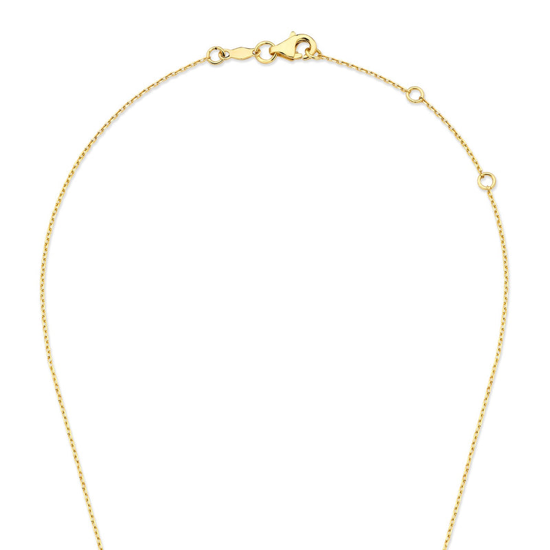 Isabel Bernard De la Paix Elena 14 Karat Goldkette mit Diamant 0.18 ct IBD350030-zoom-