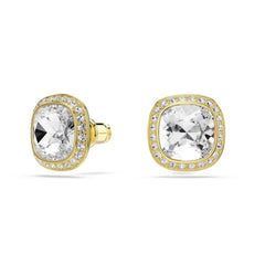 Swarovski Una Angelic Cushion Gold-Tone Stud Earrings 5764762
