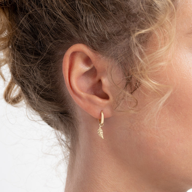 Isabel Bernard Monceau Giselle 14 Karat | Gold Reif-Ohrringe IB360153-zoom-