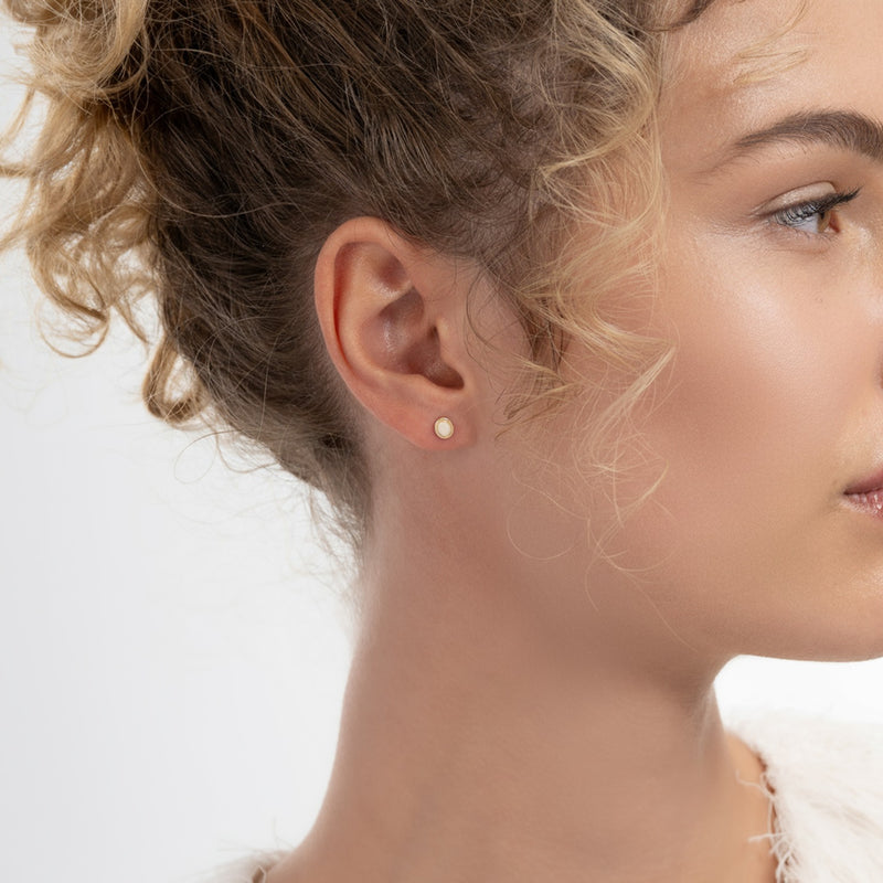 Isabel Bernard Le Marais Adeline 14 Karat Gold Ohrstecker IB360288-zoom-