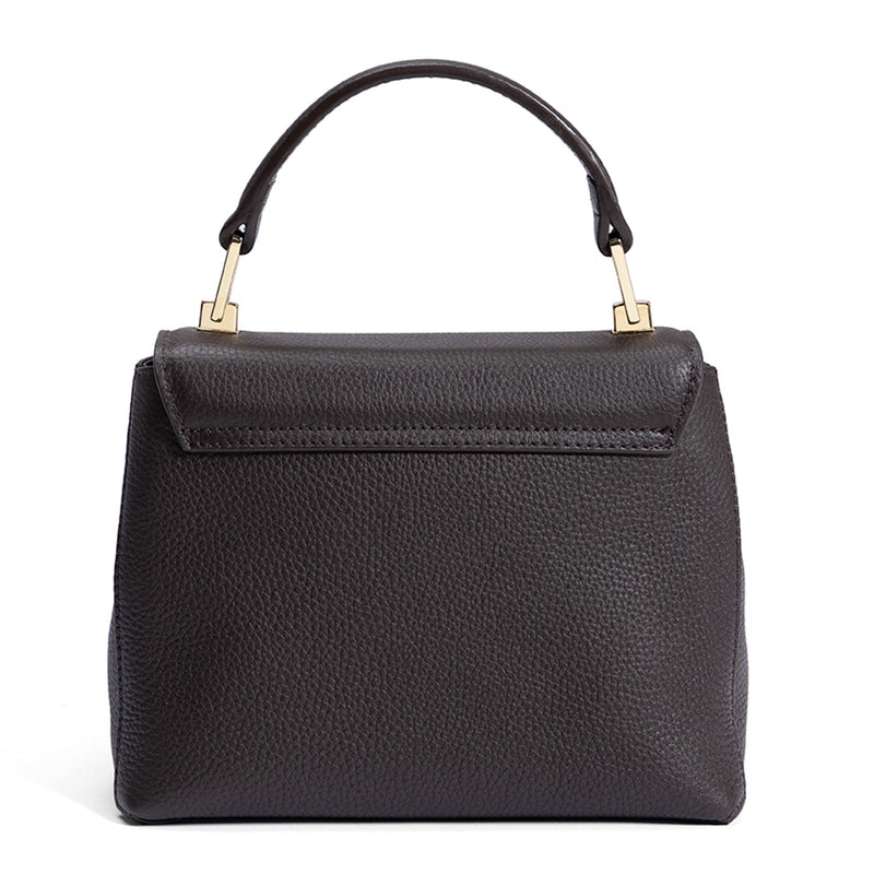 Isabel Bernard Femme Forte Heline Braune Kalbsleder Handtasche IB21130-zoom-