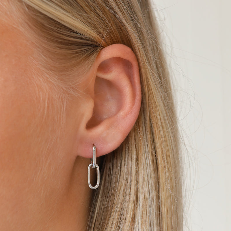 Karma Hoops damen Creolen Silber H205S-zoom-