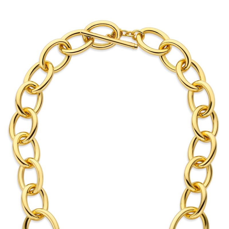 Parte Di Me Bibbiena Poppi Adriane 925 sterling silber vergoldete link kette PDM34100-zoom-