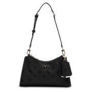 Guess Cresidia Black Logo Top Zip Shoulder Bag HWPD98-88180-BLO