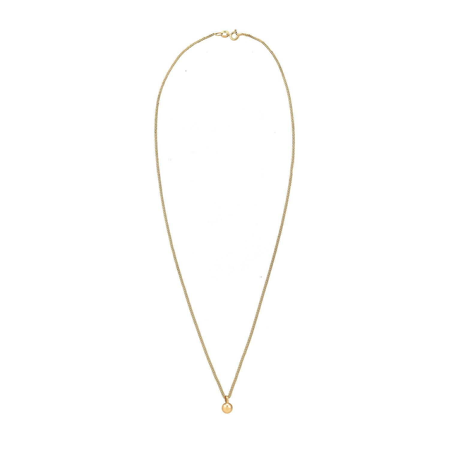 Elli 925 Sterling Silver Link Chain Necklace 2004-BF-0008088-001