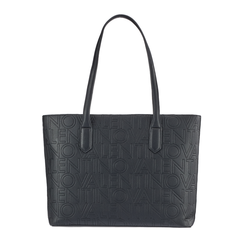 Valentino Bags Pansy Black Shopper VBS8PG01NERO-zoom-