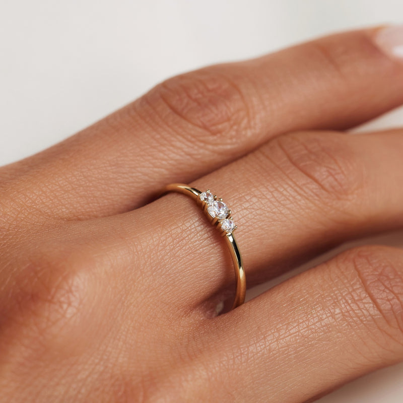 Isabel Bernard Rivoli Esmée 14 Karat | Gold Ring IB330050-50-zoom-