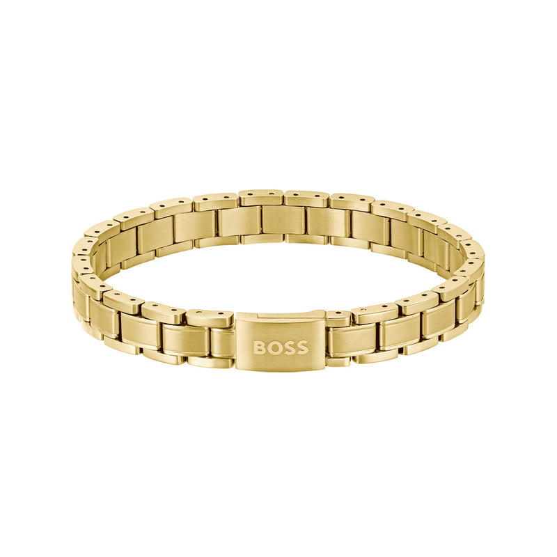 Hugo Boss Metal Links Essential Goldfarbenes Armband HBJ1580711-zoom-