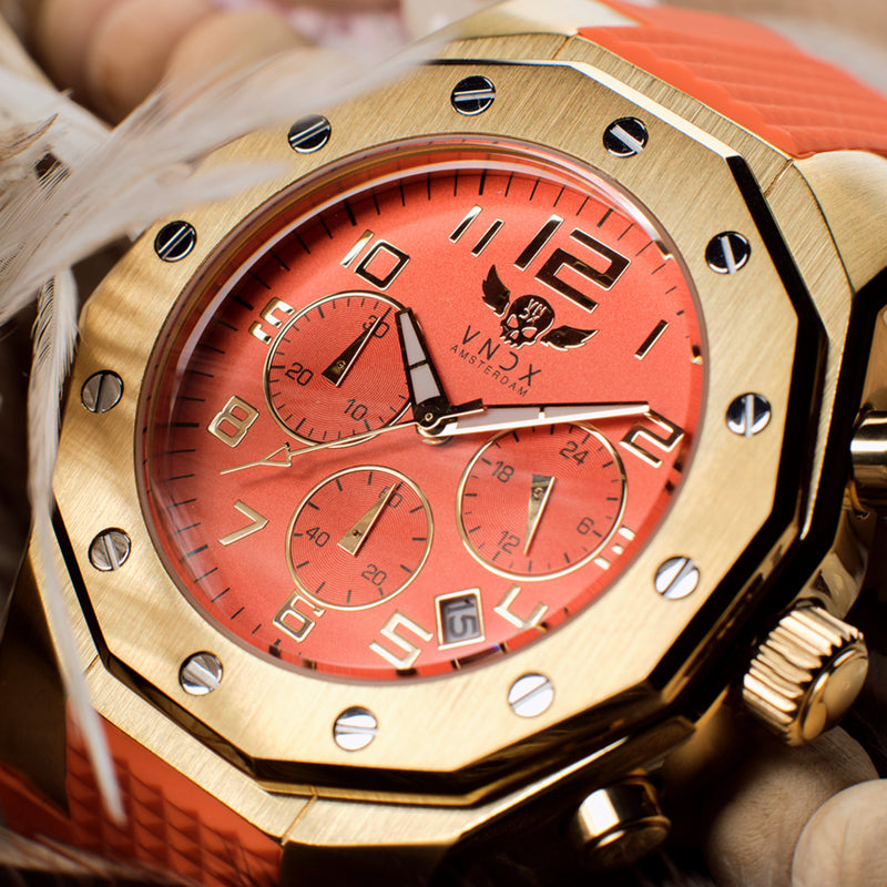 VNDX Ibiza Rebel damen Uhr Orange LD12810-30-zoom-