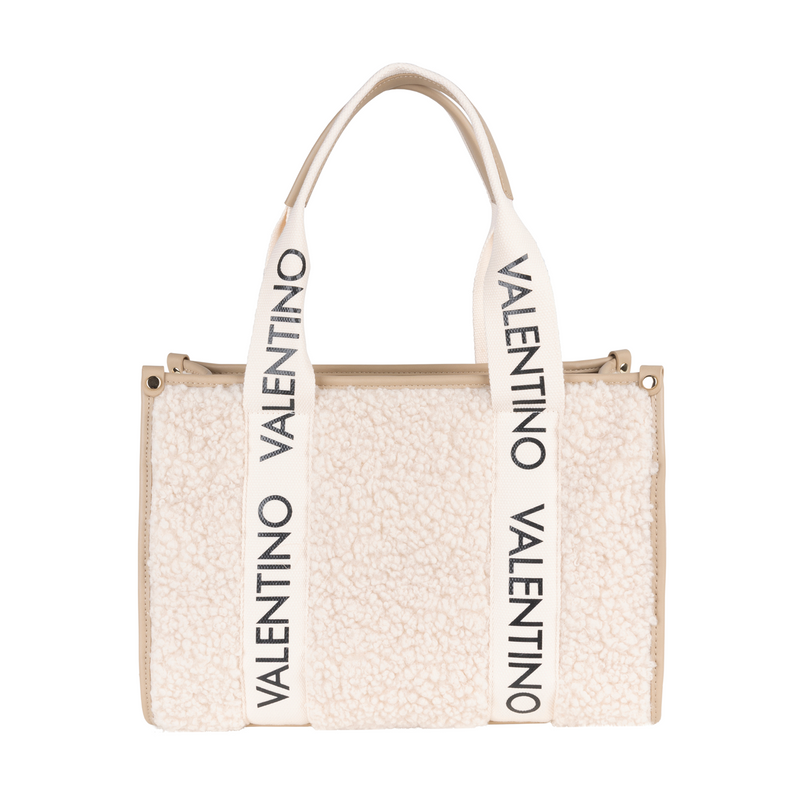 Valentino Bags Special Camy Taupe Shopper VBS7L301TAUPE-zoom-