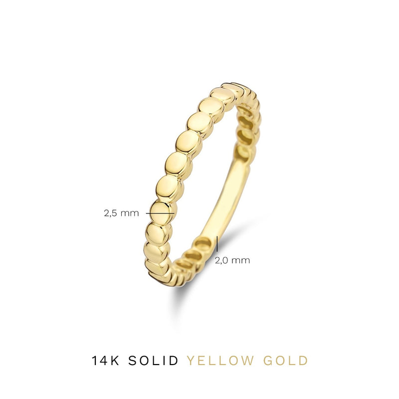 Isabel Bernard Rivoli Zélie 14 Karat | Gold Ring IB330067-52-zoom-