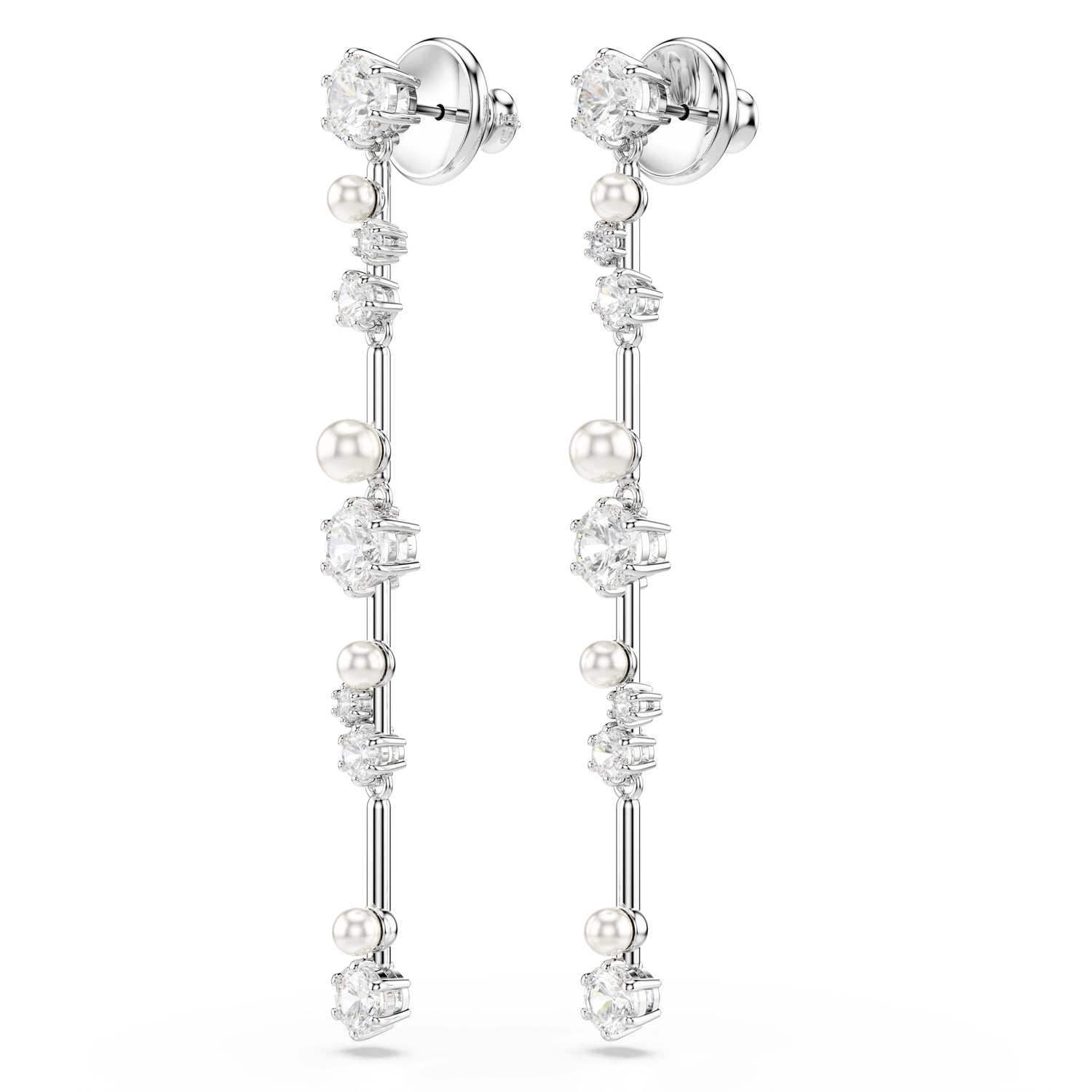 Swarovski Conste Silver Coloured Ear studs 5705614