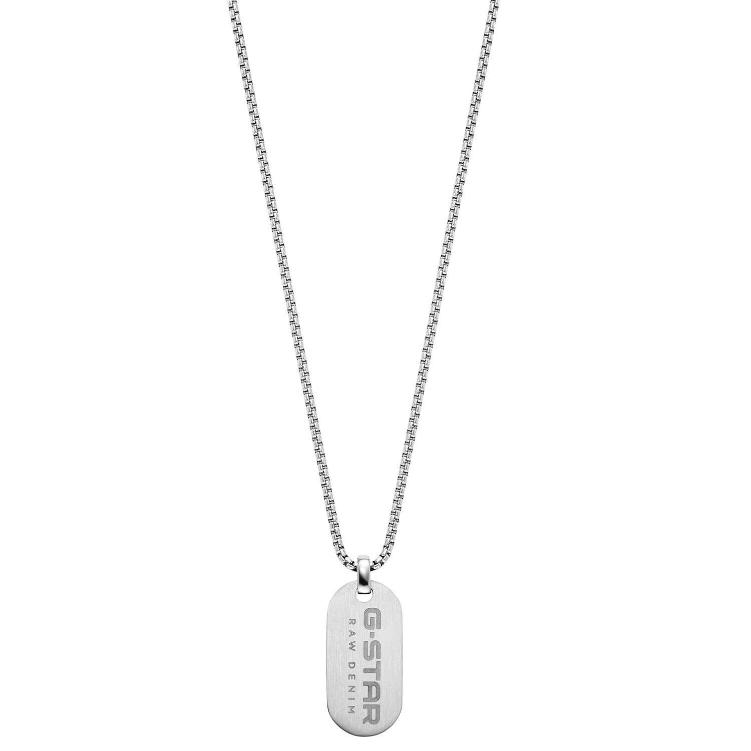 G-STAR ZipPoint Silver Link Necklace GSJ.104.01