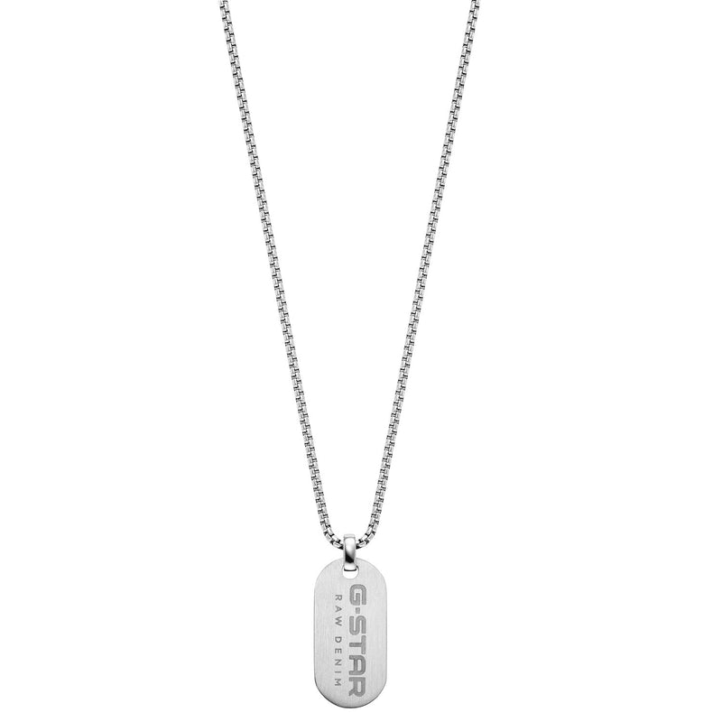 G-STAR ZipPoint Silberne Gliederhalskette GSJ.104.01-zoom-