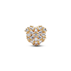 Pandora Moments Gold Plated Sparkling Heart Charm 764240C01