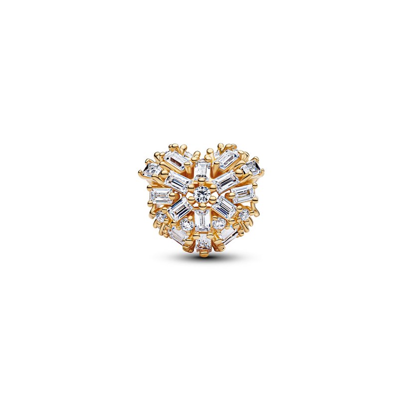 Pandora Moments Gold Plated Sparkling Heart Charm 764240C01-zoom-