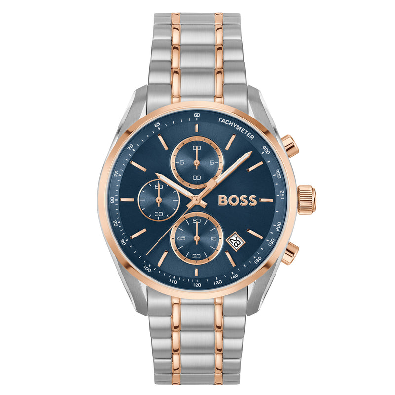 Hugo Boss Grand Prix 40 Silberne Herrenuhr HB1514260-zoom-