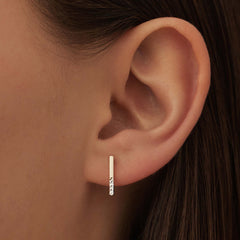 Isabel Bernard Le Marais Alice 14 Carat Golden Ear Studs IB360249