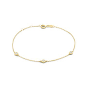 Isabel Bernard De la Paix Alfie 14 Karat | Gold Armband | Diamant 0.12 Karat | IBD320001