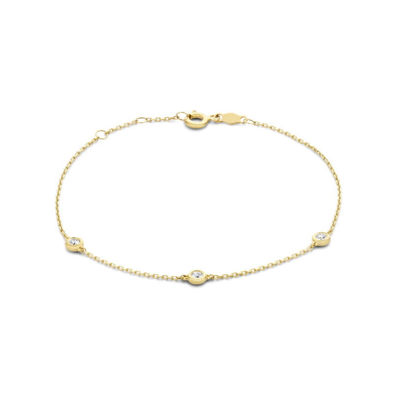 Isabel Bernard De la Paix Alfie 14 Karat | Gold Armband | Diamant 0.12 Karat | IBD320001-zoom-