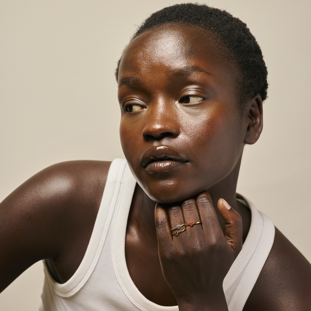 ENAMEL Copenhagen Recycled 925 Sterling Silver Adjustable Ring R101S-48