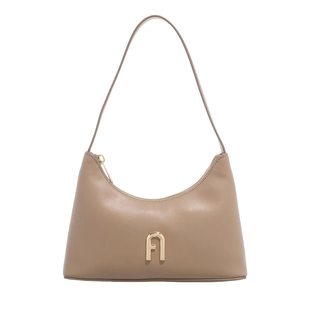 Furla Diamante Grey Leather Shoulder bag 2001-A0630119