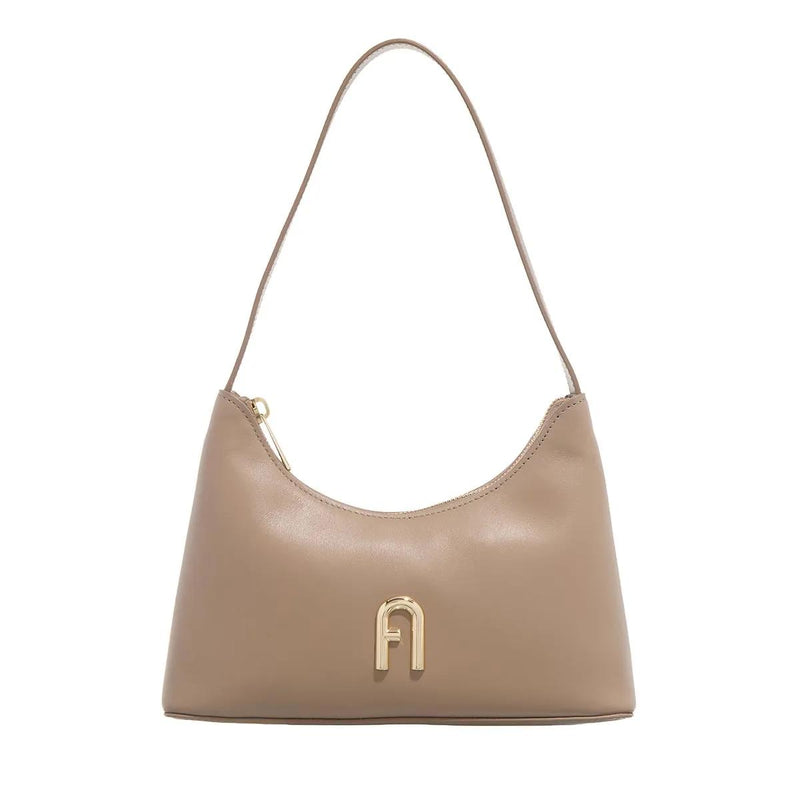 Furla Diamante Grey Leather Shoulder bag 2001-A0630119-zoom-