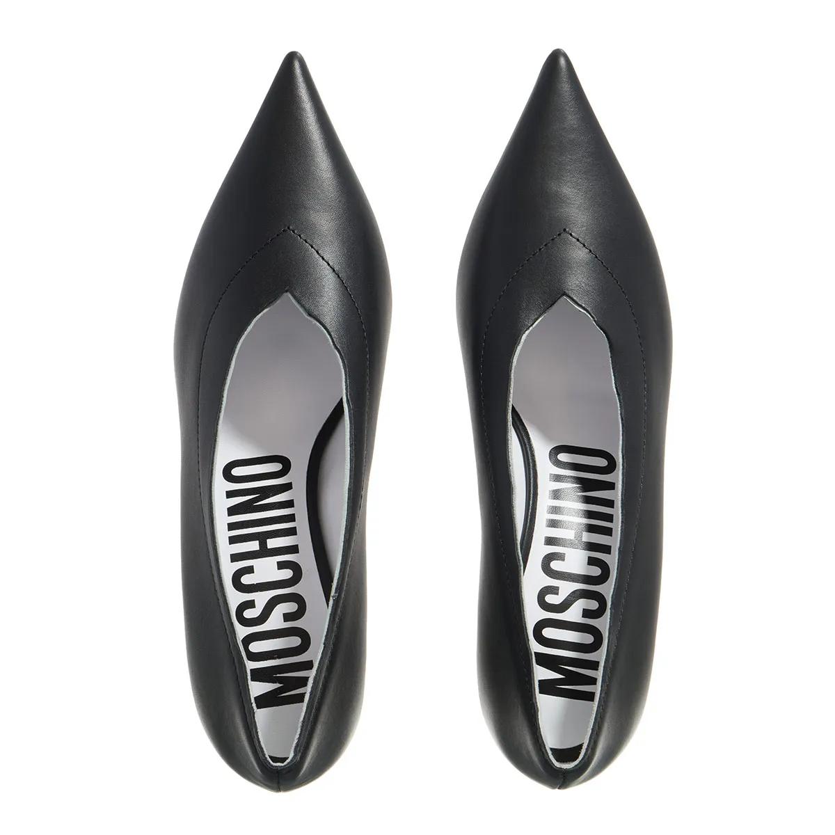 Moschino Zwarte Leren Pumps 2001-A0477072_37
