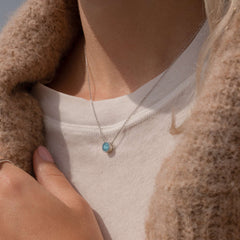 Violet Hamden Venus 925 Sterling Silver Necklace with Birthstone VH340009-JAN