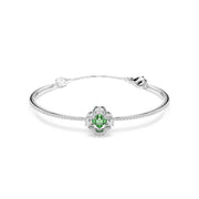 Swarovski Una Sparkling DC Armband in Silberoptik mit grünen Akzenten 5757791