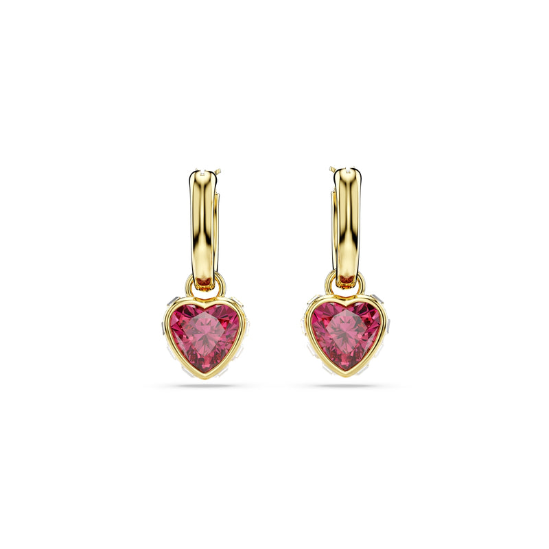 Swarovski Chroma Goldfarbene Hartjes Ohrhänger 5684760-zoom-