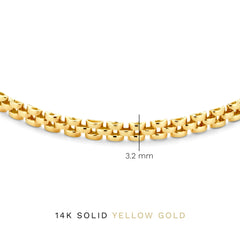 Isabel Bernard Aidee Rosine 14 Carat Golden Chain bracelet IB320137