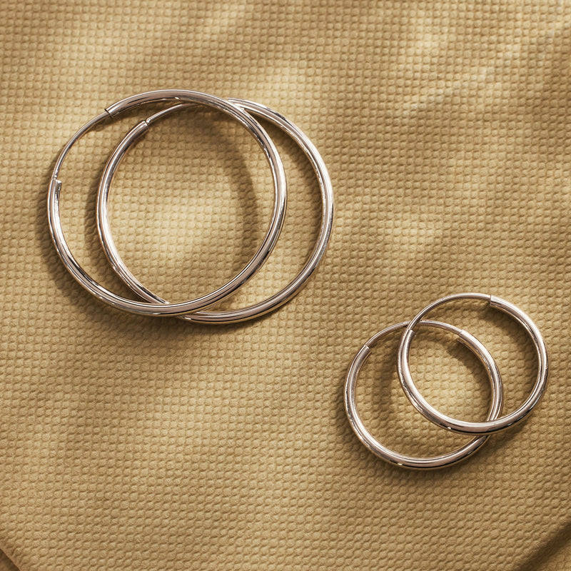 Isabel Bernard Cadeau d'Isabel 14 Karat | Weißgold Ohrringe Set IB90076-zoom-
