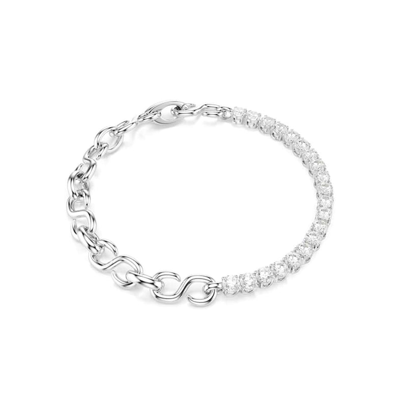 Swarovski Matrix Tennis Silberfarbenes Kettenarmband 5753926-zoom-