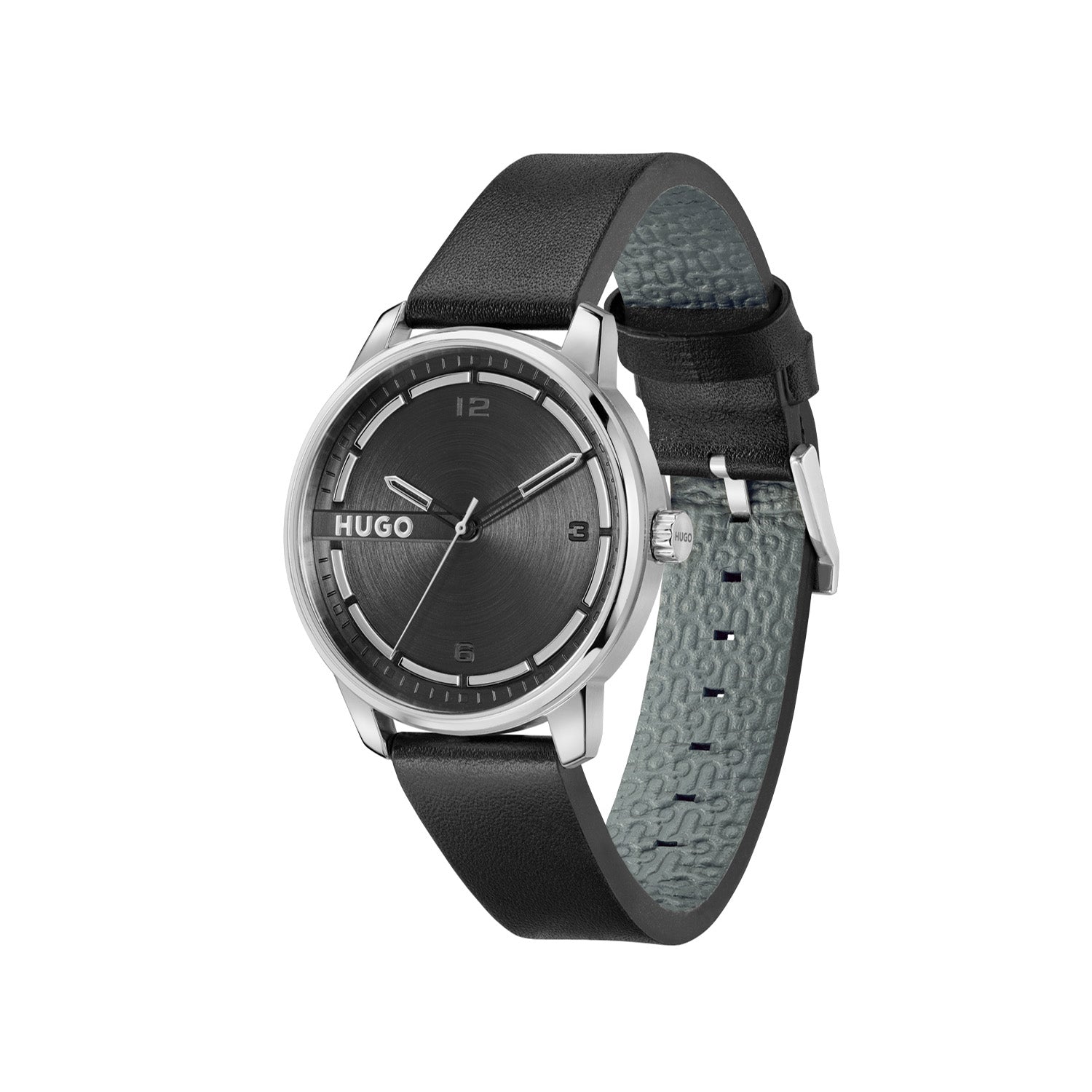 Hugo Boss HUGO #STAMP Zwart Heren Horloge 2002-HU1530362