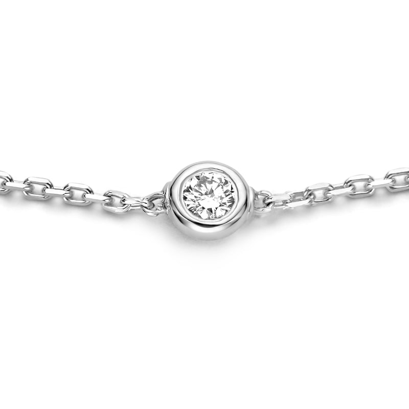 Isabel Bernard De la Paix Alfie 14 Karat | Weißgold Armband | Diamant 0.05 Karat | IBD320004-zoom-