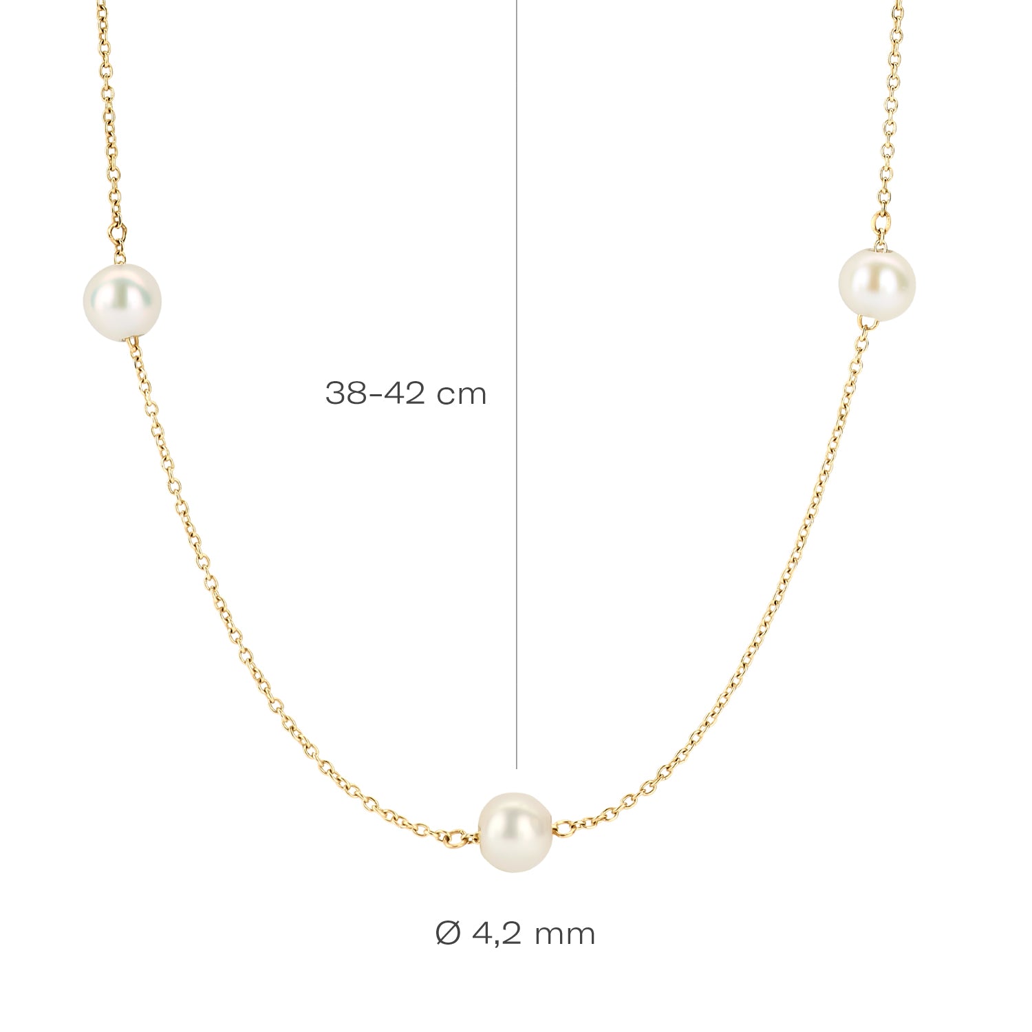 Blush 14 karat gold Necklace 3185YPW