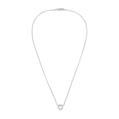 Elli 925 Sterling Silver Necklace with Lab grown diamond (0.18 ct) 2004-BF-0007600-001