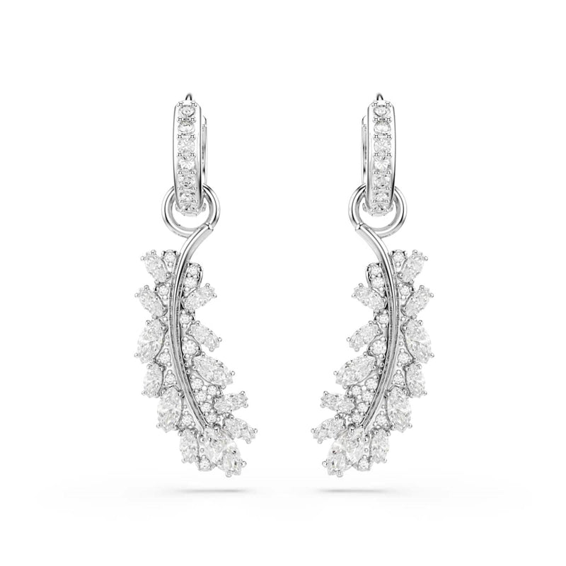 Swarovski Vienna Feather Ohrringe in Silberoptik 5754272-zoom-