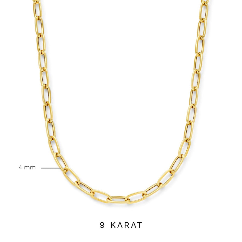 Beloro Jewels Della Spiga Elisa 9 Karat Gold Necklace BO340040-zoom-