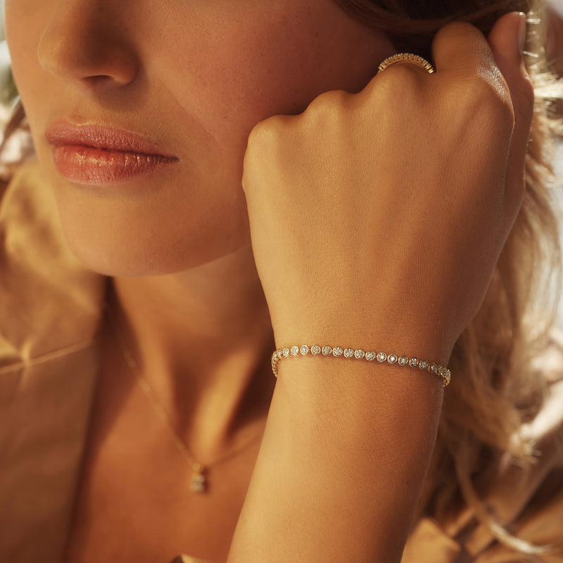 Isabel Bernard De la Paix Alfie 14 Karat | Gold Tennis Armband | Diamant 0.36 Karat | IBD320007-zoom-