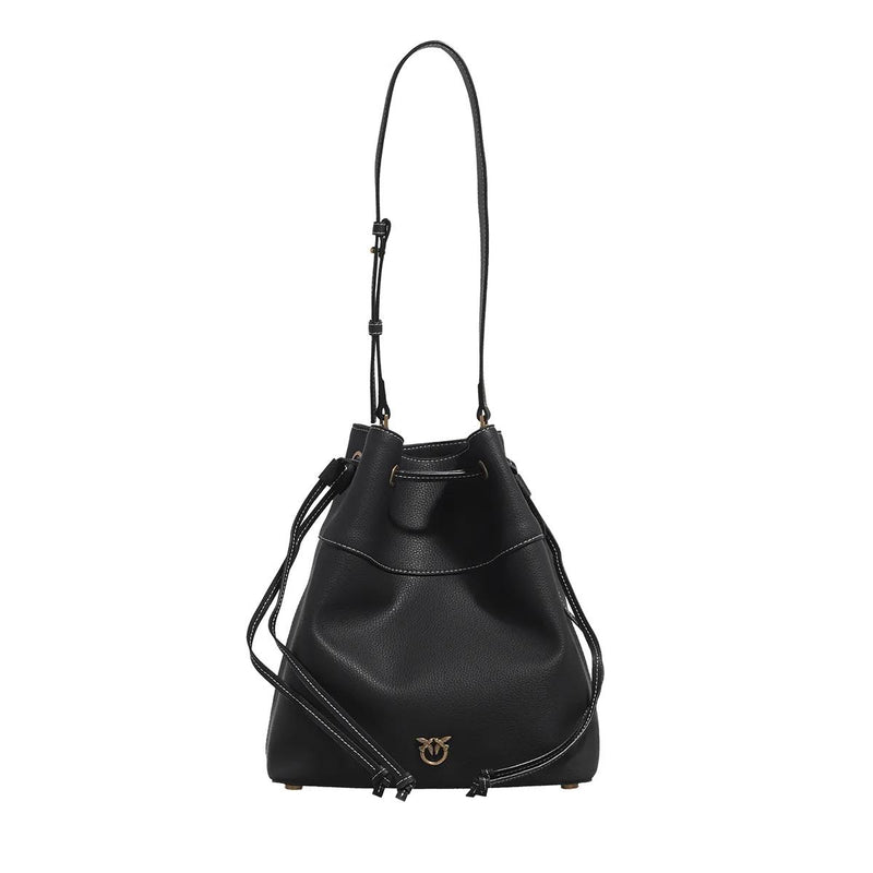 Pinko Black Bucket Bag 2001-A0536929-zoom-