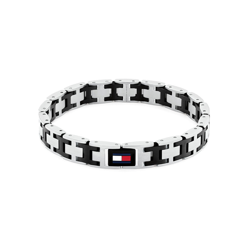 Tommy Hilfiger Edelstahl Silberfarbenes Herren Gliederarmband TJ2790684-zoom-