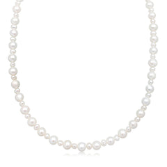 Elli 925 Sterling Silver Pearl Necklace 2004-BF-0007237-001